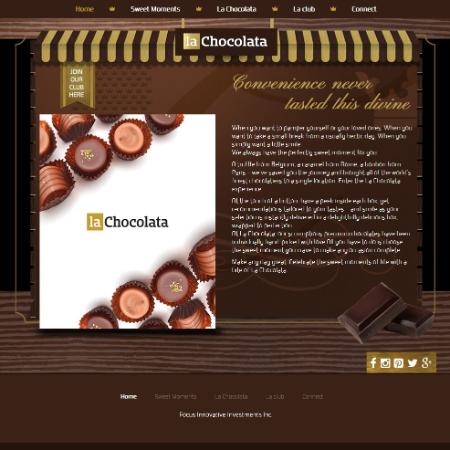 Open Zoomed Related Entry בניית אתר La Chocolata