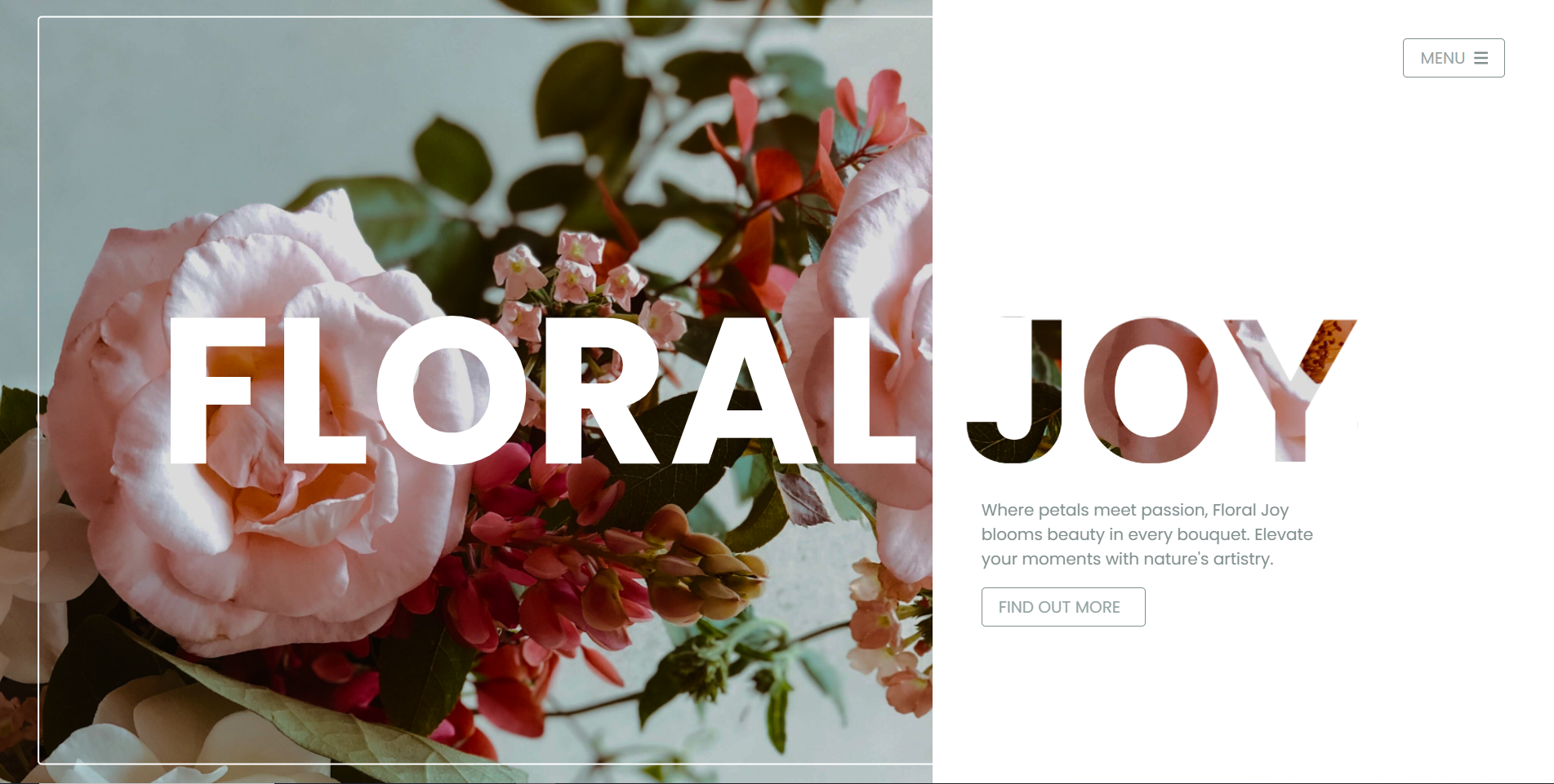 Entry 301662 in Floral Joy landing page by Alisa Zilberman