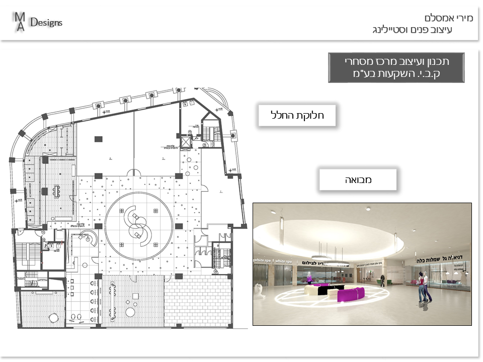 Entry 119195 in תכנון ועיצוב מרכז מסחרי by MA Designs
