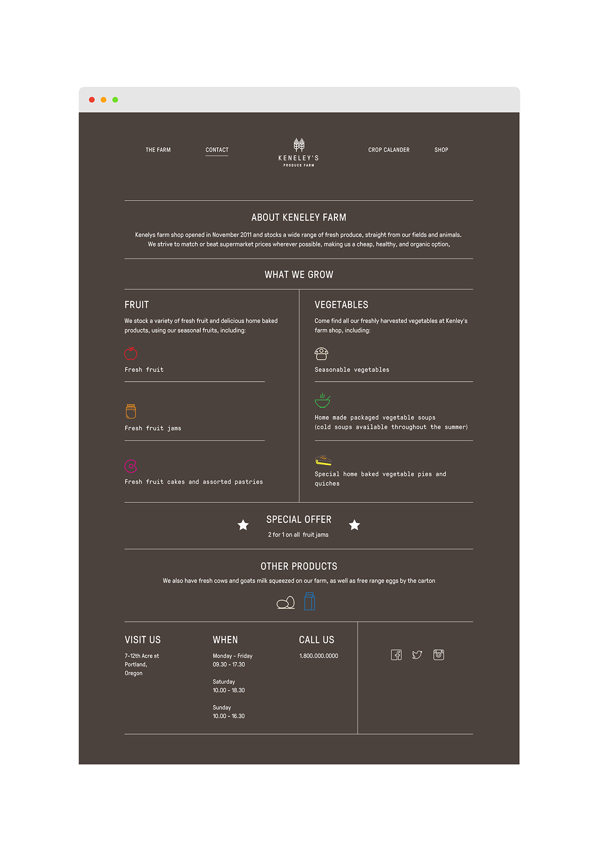 Entry 138502 in Kenely's Produce Farm by Noa Rave | Graphic Design