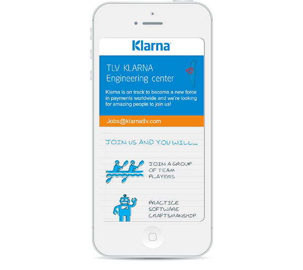 Entry 112016 in Klarna Israel by עירית שיינזינגר