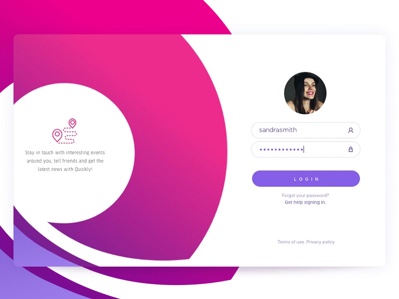 Entry 134023 in Login Page Animation. 2 Invites Giveaway by Cleveroad US