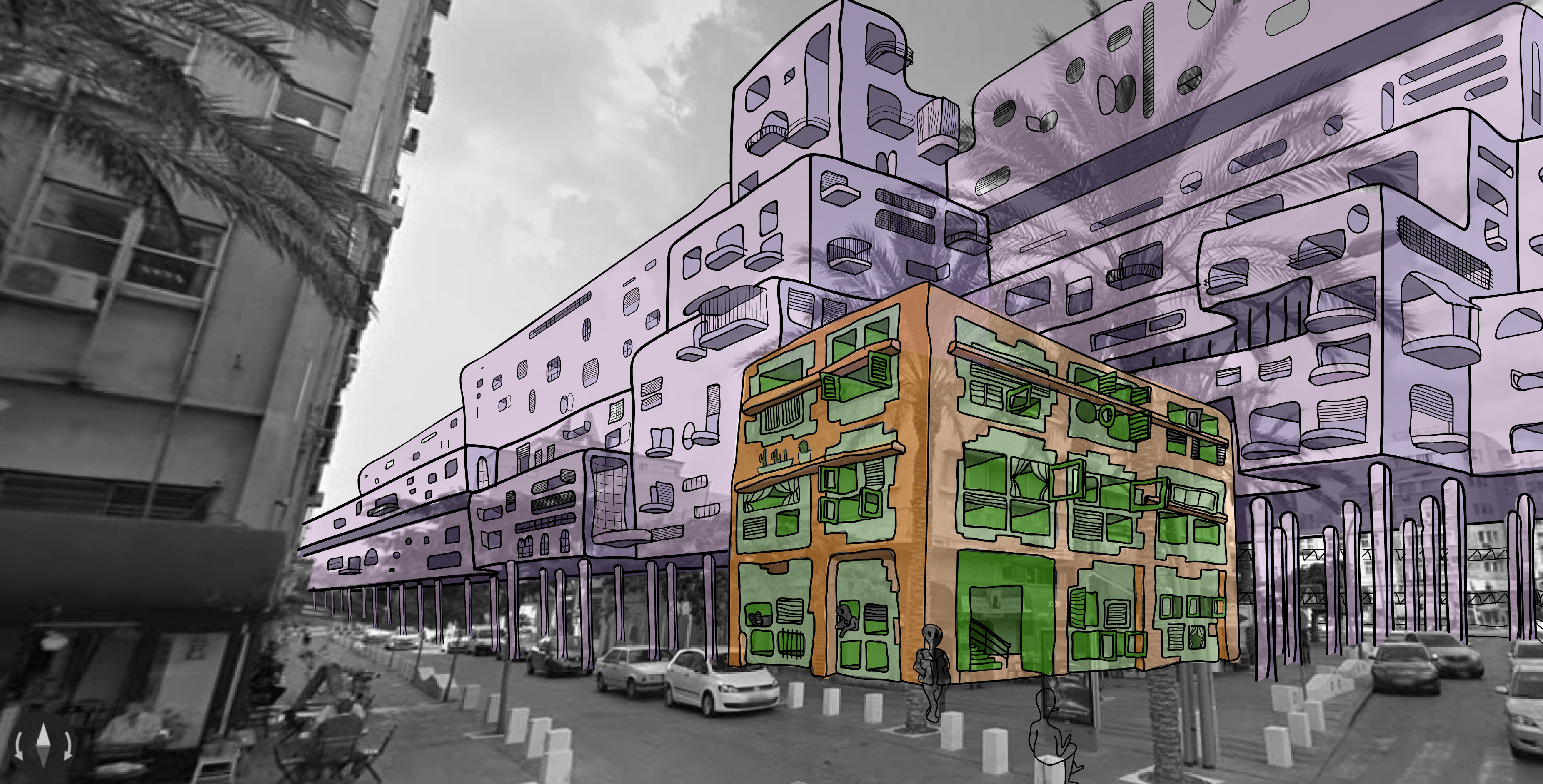Entry 129392 in Architectural Illustrations by Adam Nahmod Architecture Graphics