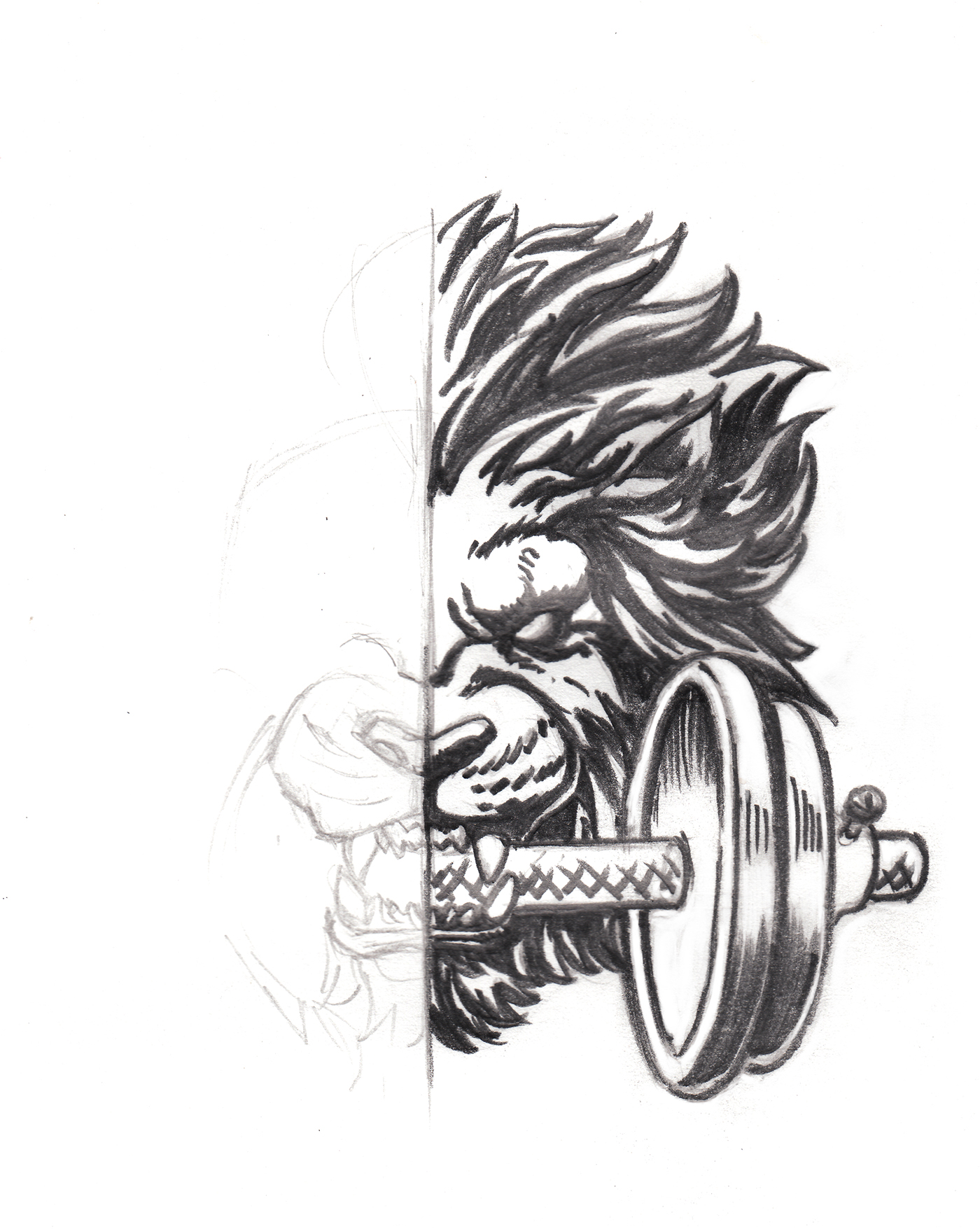 Entry 211816 in Lion Heart (Apparel Print) by Jason Haynes
