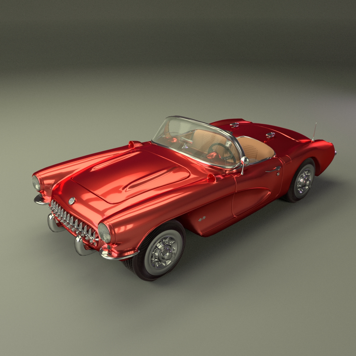 Entry 132145 in 1957 Chevy Corvette (Blender, Photoshop) by יובל עשרוני