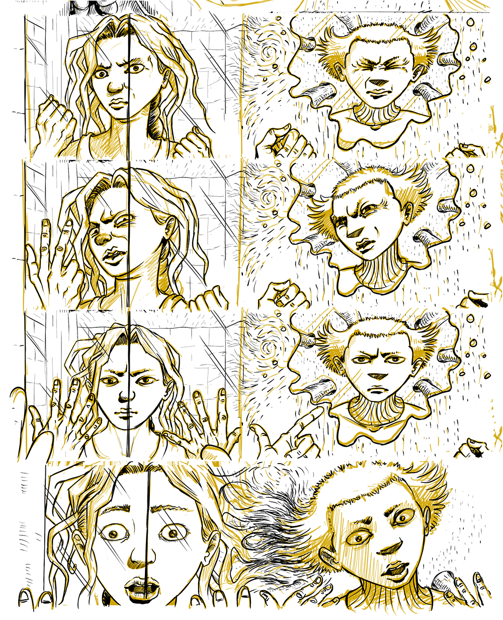 Entry 146446 in Mycelium Seep - Page Drawing process 24 by KLOOM STUDIO