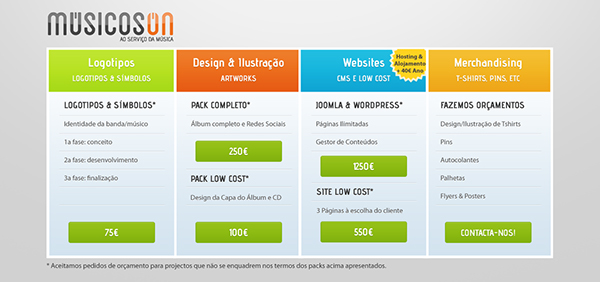 Entry 99452 in Músicos On - Online Music Services by Graphic Boost