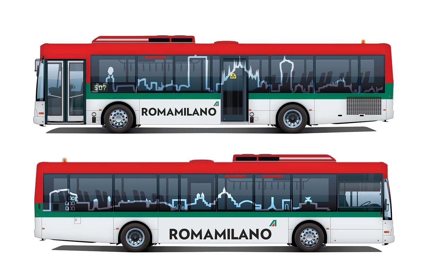 Entry 85275 in ROMAMILANO | Alitalia by 28/8 Design