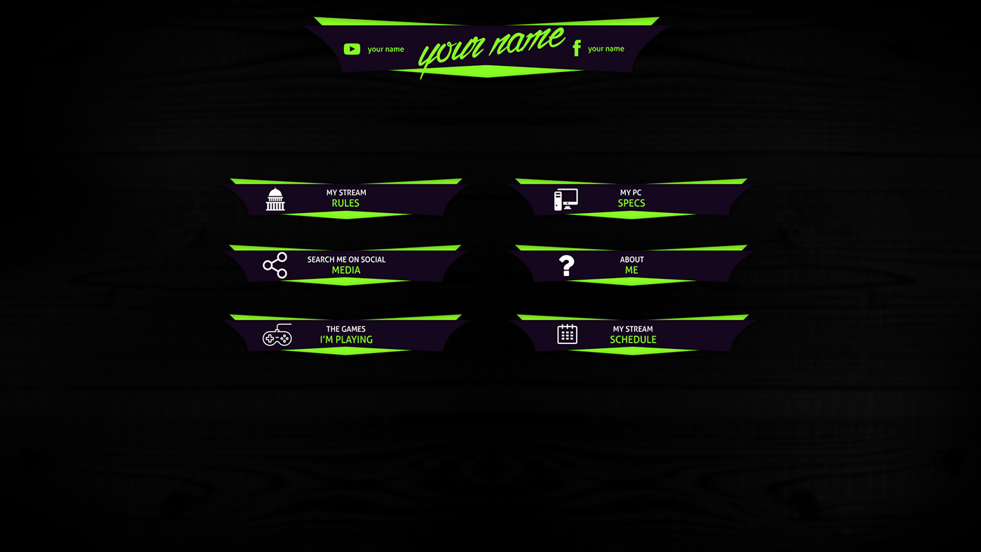 Entry 91609 in Twitch Layout - Part 1 - Sold by גל מור יוסף