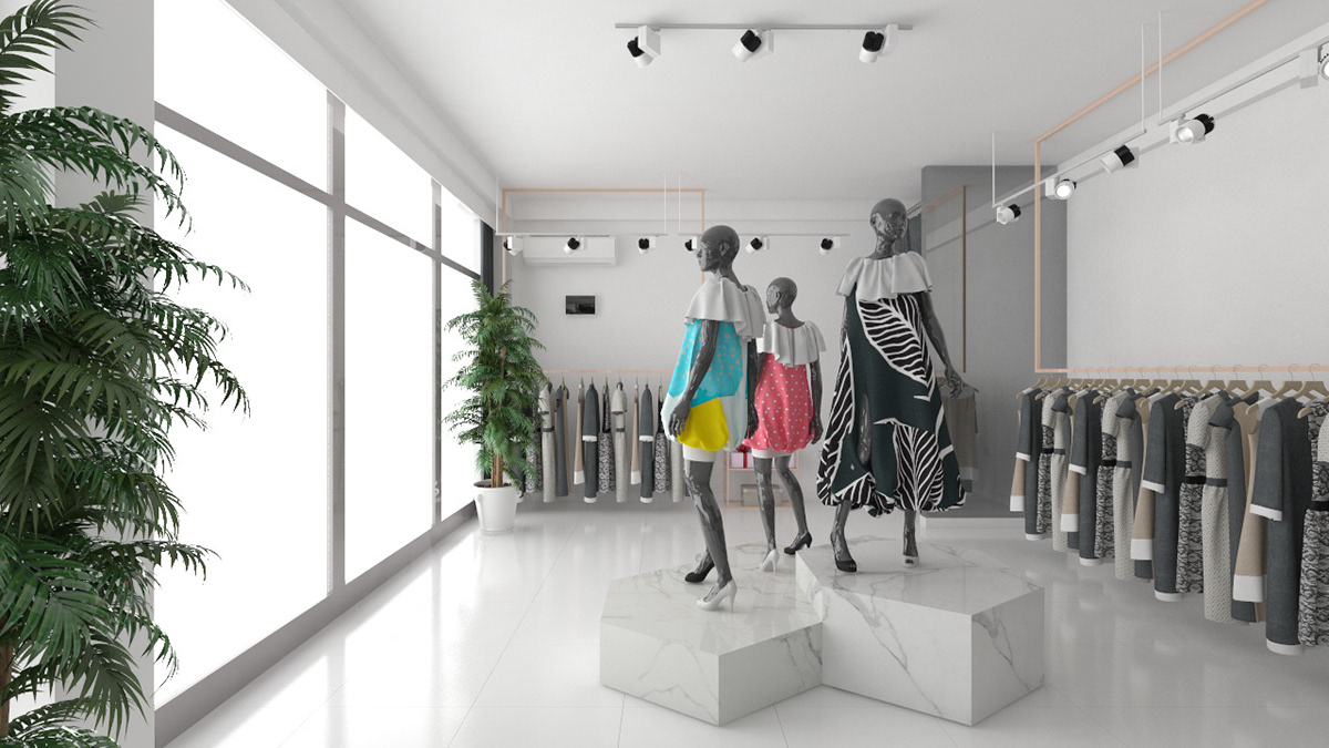 Entry 192921 in Fashion studio interior design by MladMa