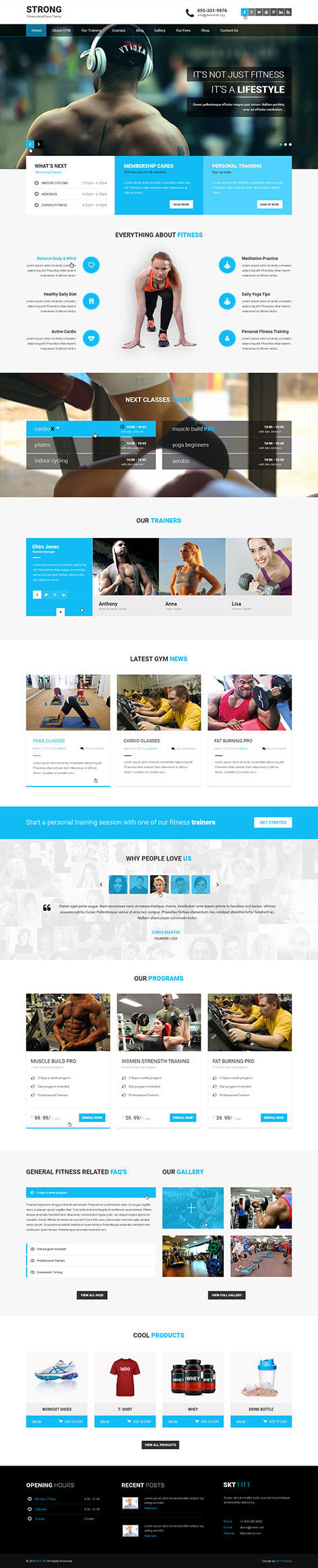 Entry 182516 in CrossFit WordPress theme by SKT Themes