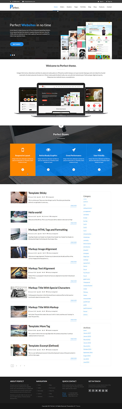 Entry 182368 in Perfect Lite by SKT Themes