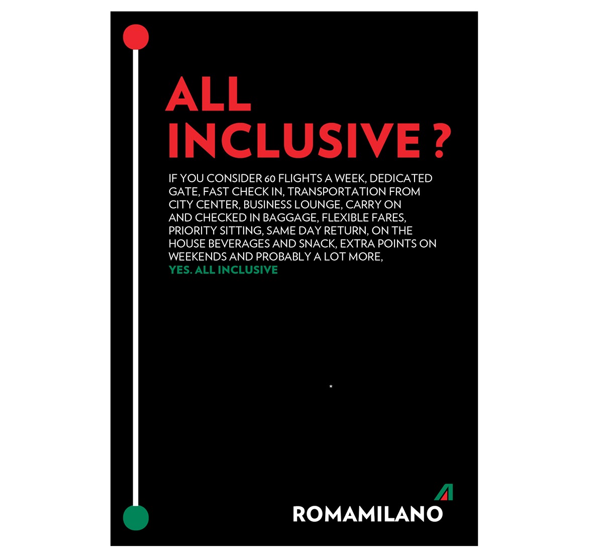 Entry 85265 in ROMAMILANO | Alitalia by 28/8 Design