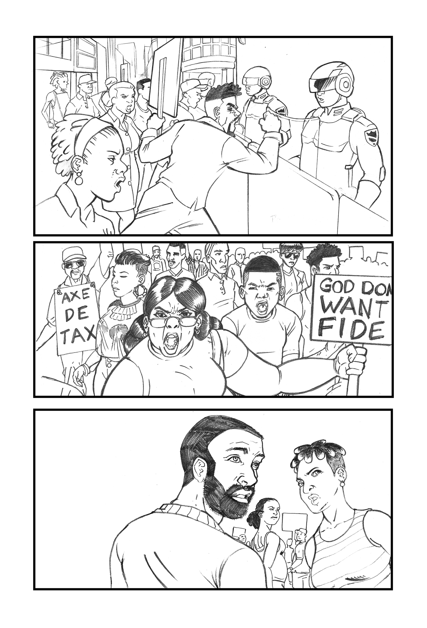 Entry 220339 in Comic Pencilling (Upcoming Title) by Jason Haynes