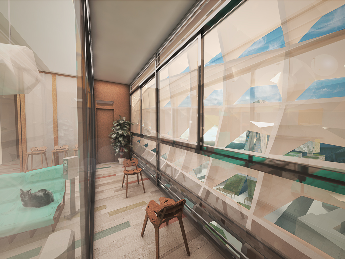 Entry 146554 in High-rise sustainable mixed use district. by KLOOM STUDIO