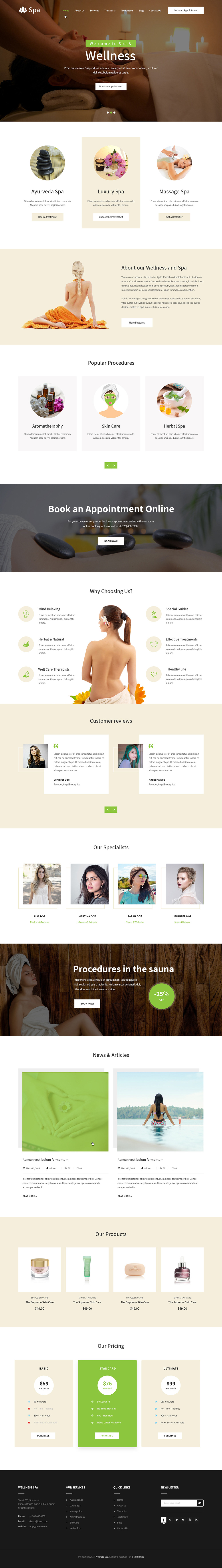 Entry 182266 in Spa parlors by SKT Themes