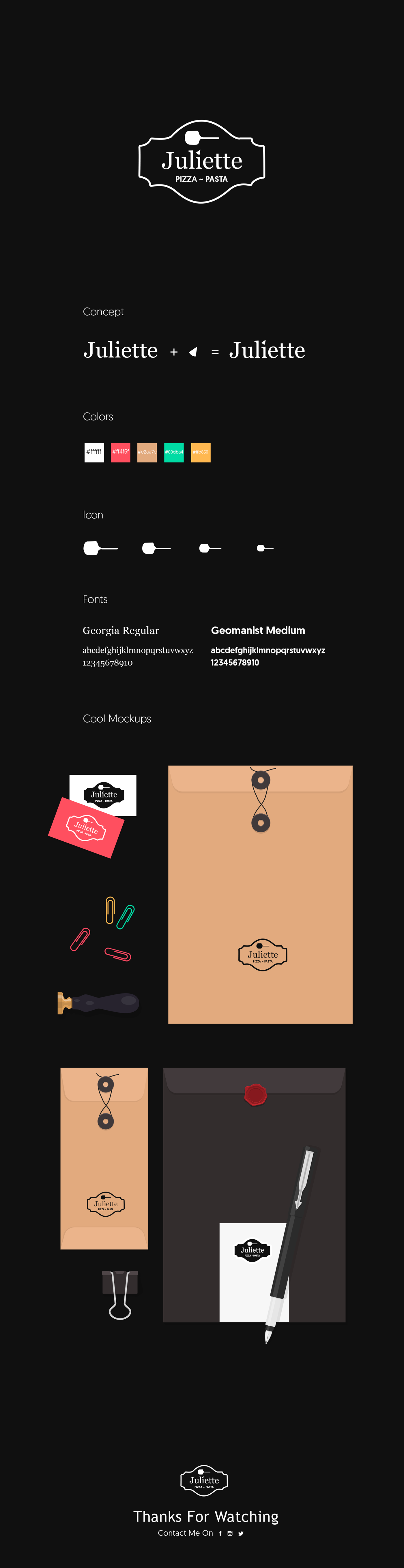 Entry 97989 in Juliette - Pizzeria Logo Branding by Markart