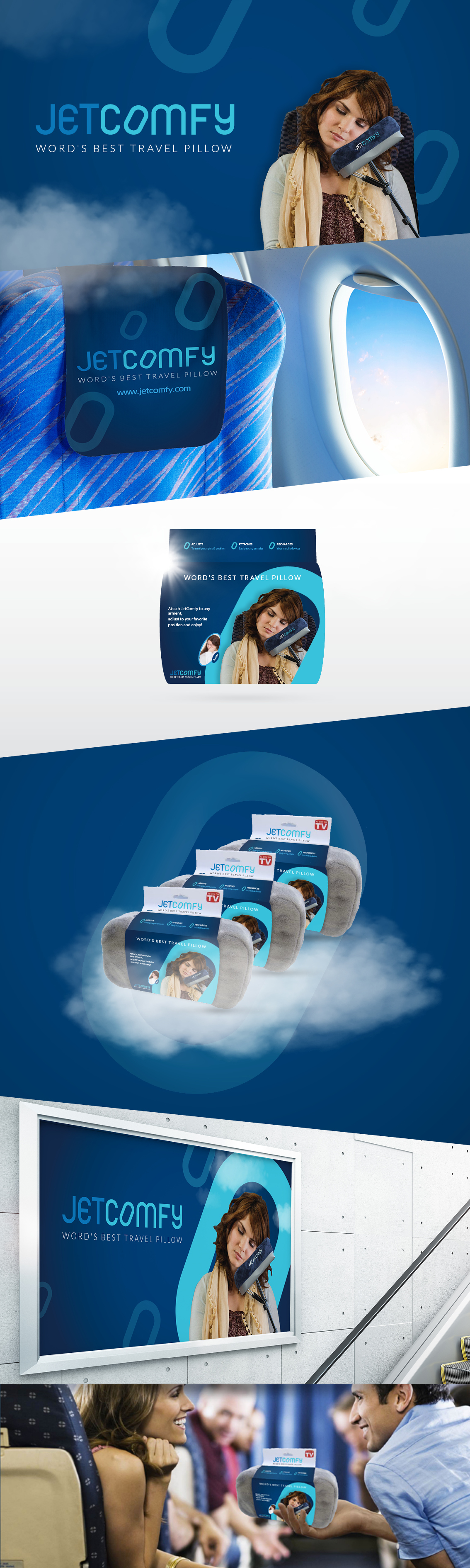 Entry 135837 in Re-Branding JetComfy by nitzan slutzki graphic designer