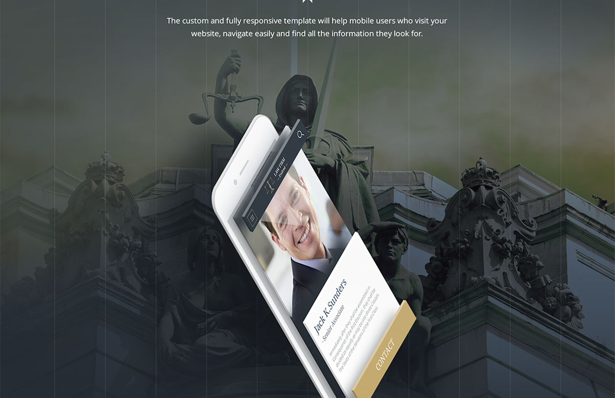 Entry 118702 in Legal Advice Office Website Design by Mobilunity by Mobilunity