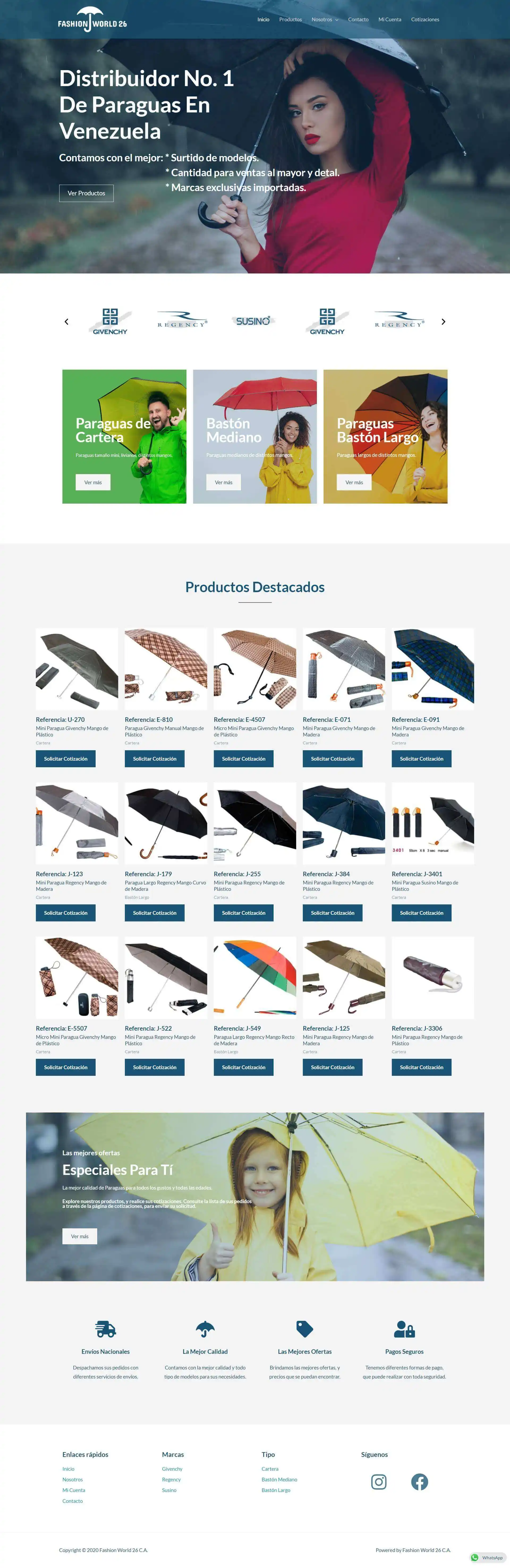 Entry 332200 in Umbrella eCommerce site by Isaac Groisman