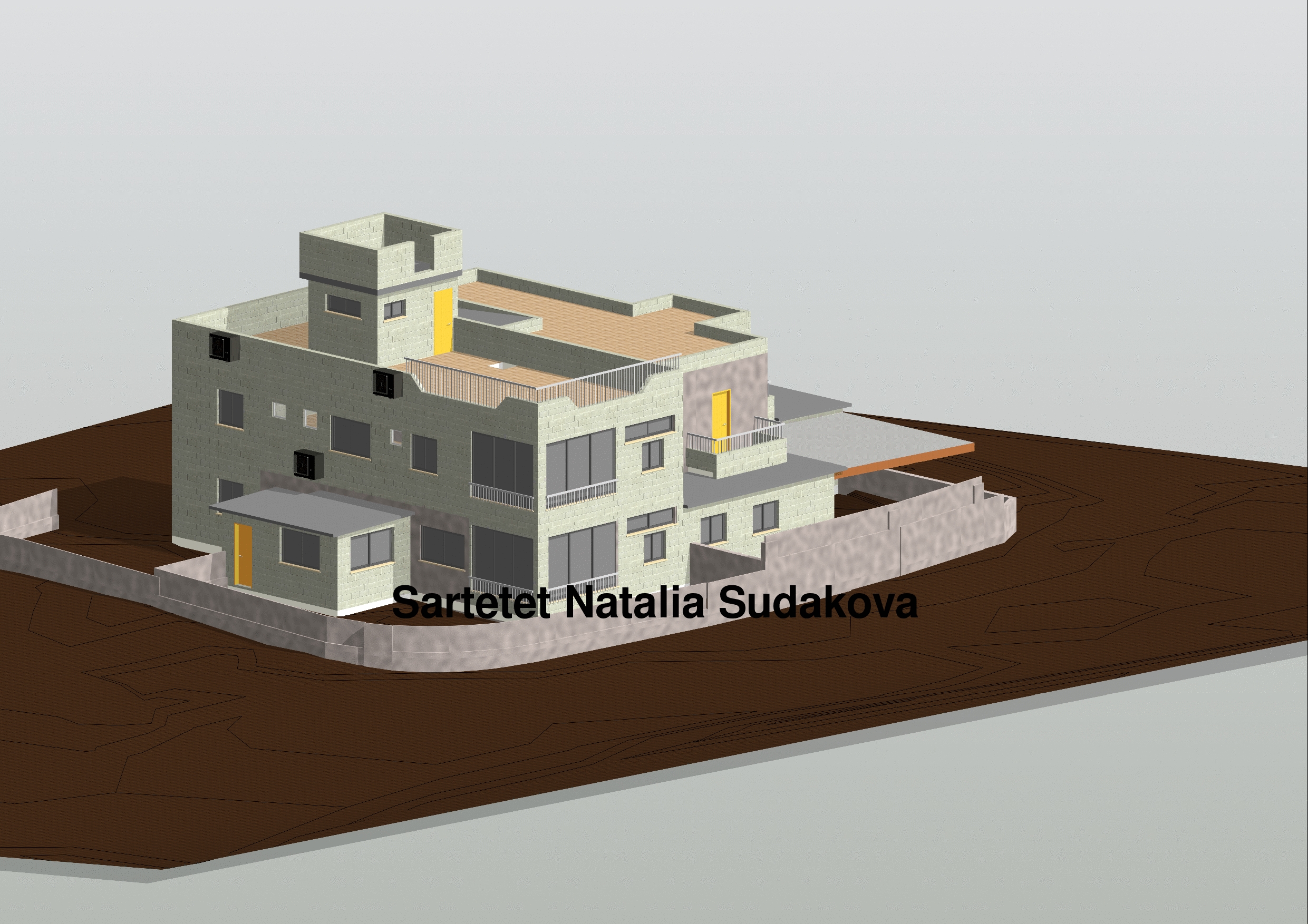 Entry 92322 in הגשות להיתר. Revit by Ricci Concept