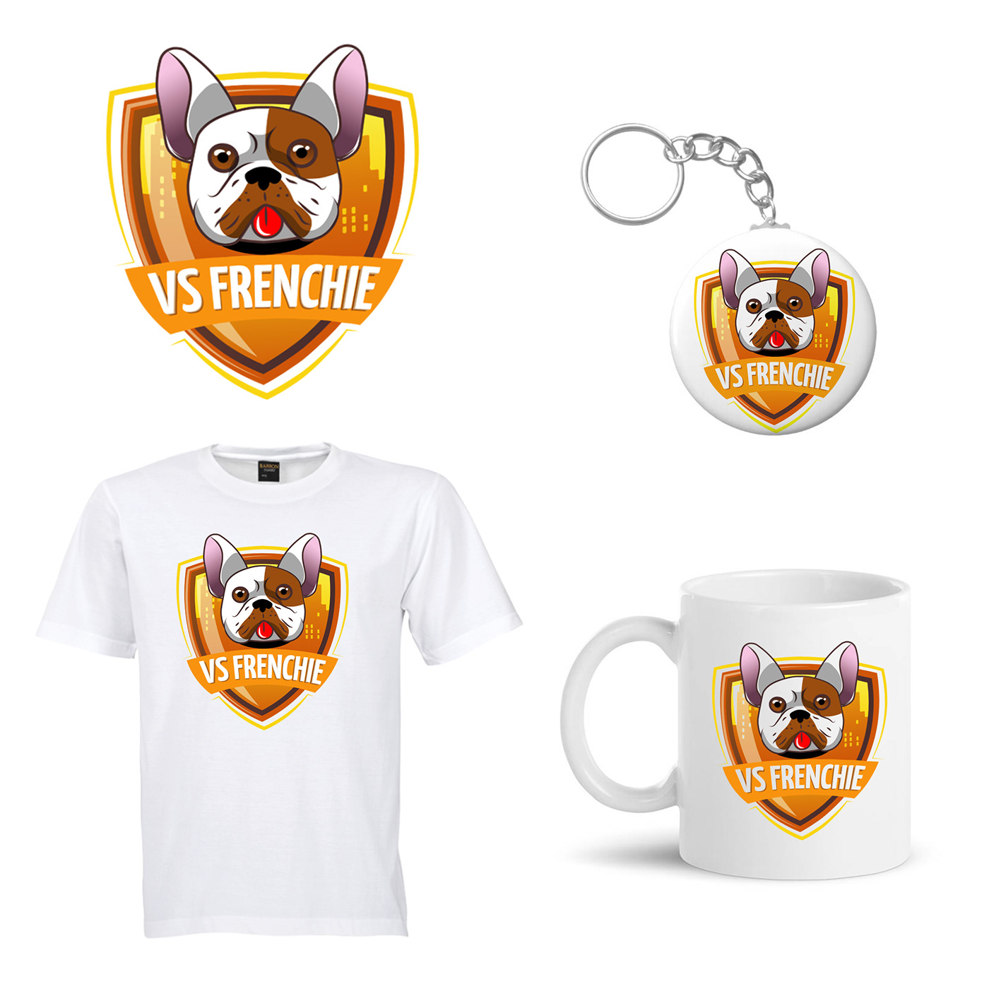 Entry 249351 in French Bulldog Logo by Sleepy Dzines