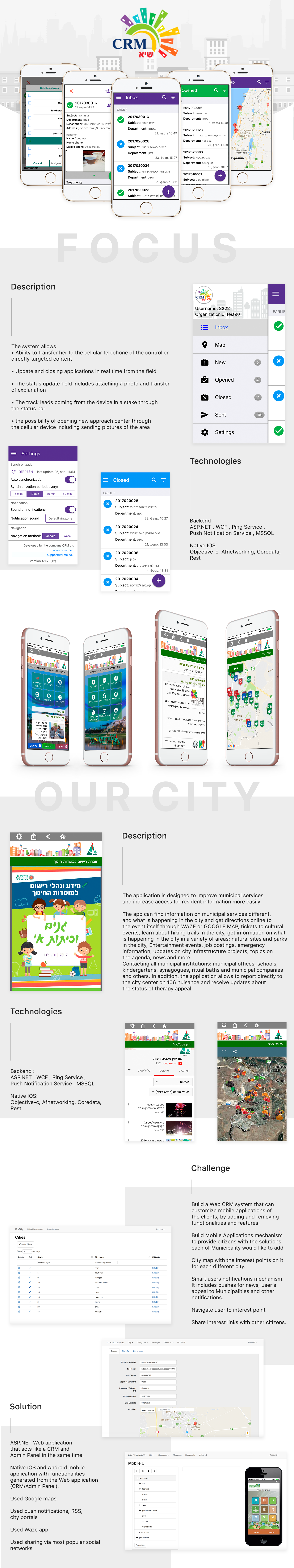 Entry 217792 in Ourcity and Focus web&mobile CRM by SOFTUM