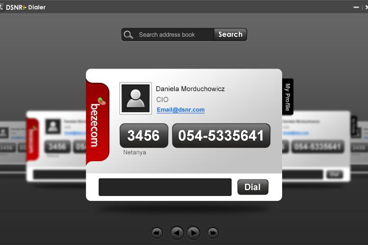 Address book / Dialer thumbnail