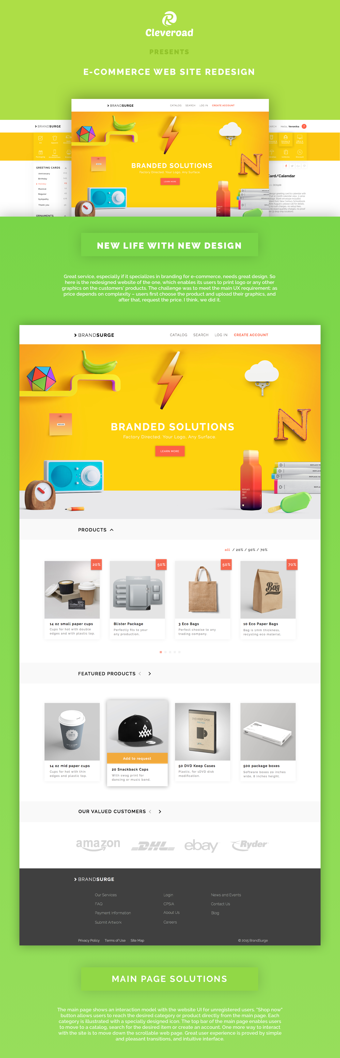 Entry 134154 in E-commerce Web Site Redesign by Cleveroad US
