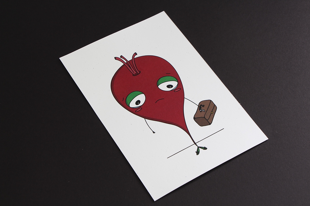 Entry 89968 in illustrated postcard by אור נגר