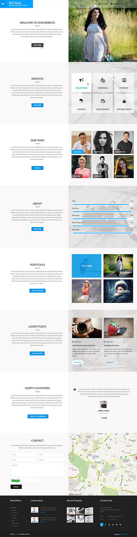 Entry 182527 in Marketing WordPress theme by SKT Themes