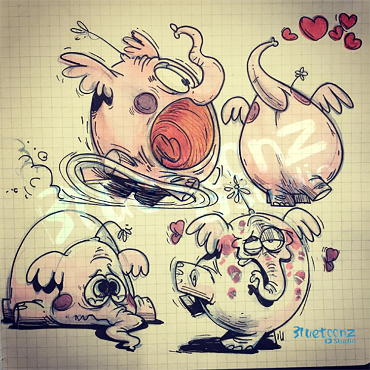 Entry 160501 in Character desing by Bluetoonz Studio