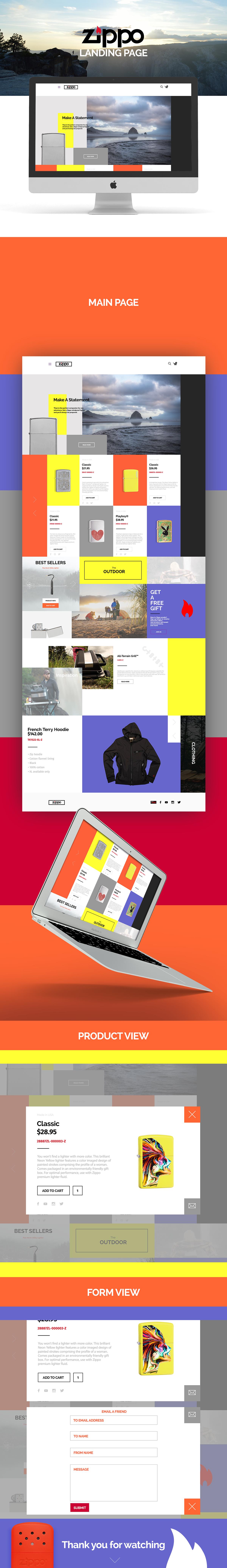 Entry 95584 in Concept  Zippo landing page by Sisqco