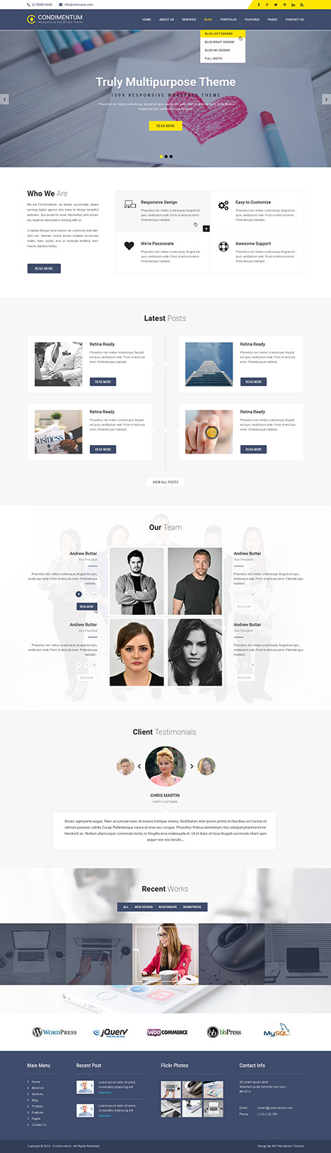 Entry 182506 in Truly Multipurpose WordPress theme by SKT Themes