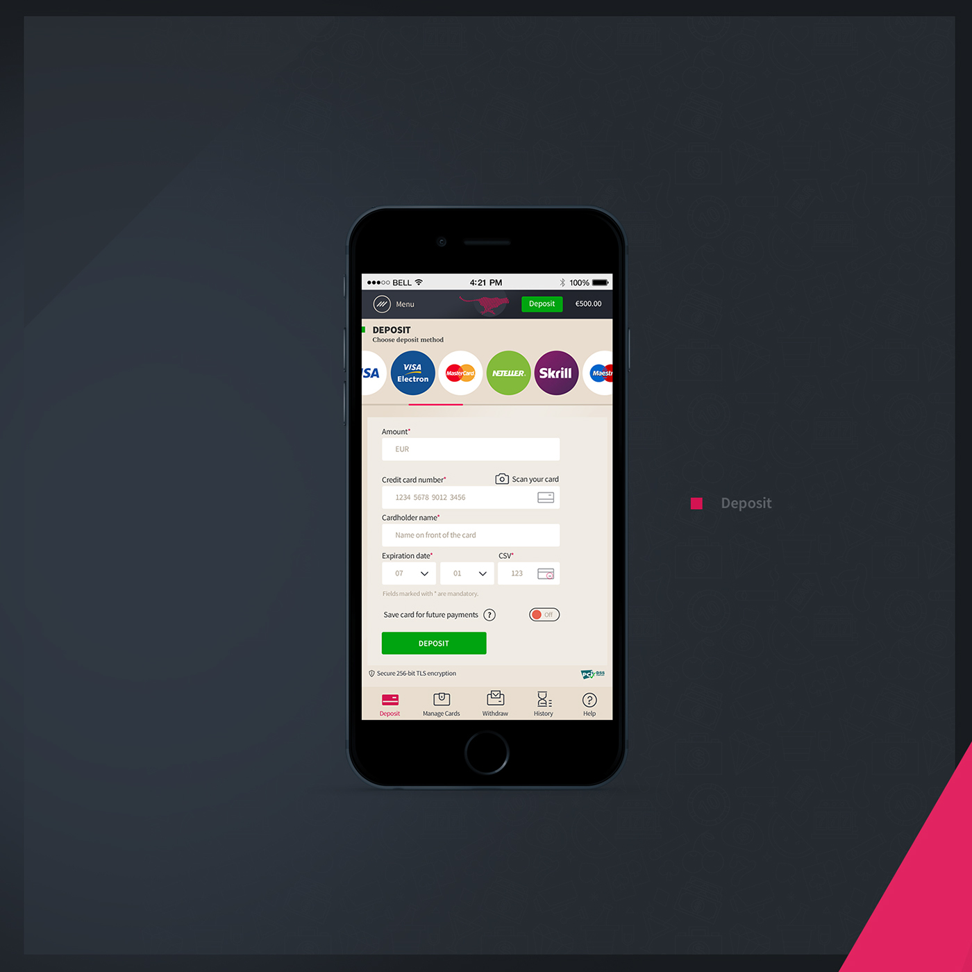 Entry 161567 in ReactCasino Mobile Project for Jetbull by Eduarth, Alexandru Schmidt