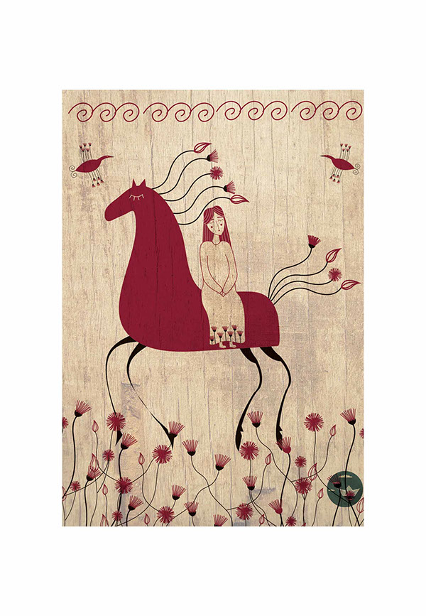 Entry 121935 in Mezen horse by lidia tomashevskaya