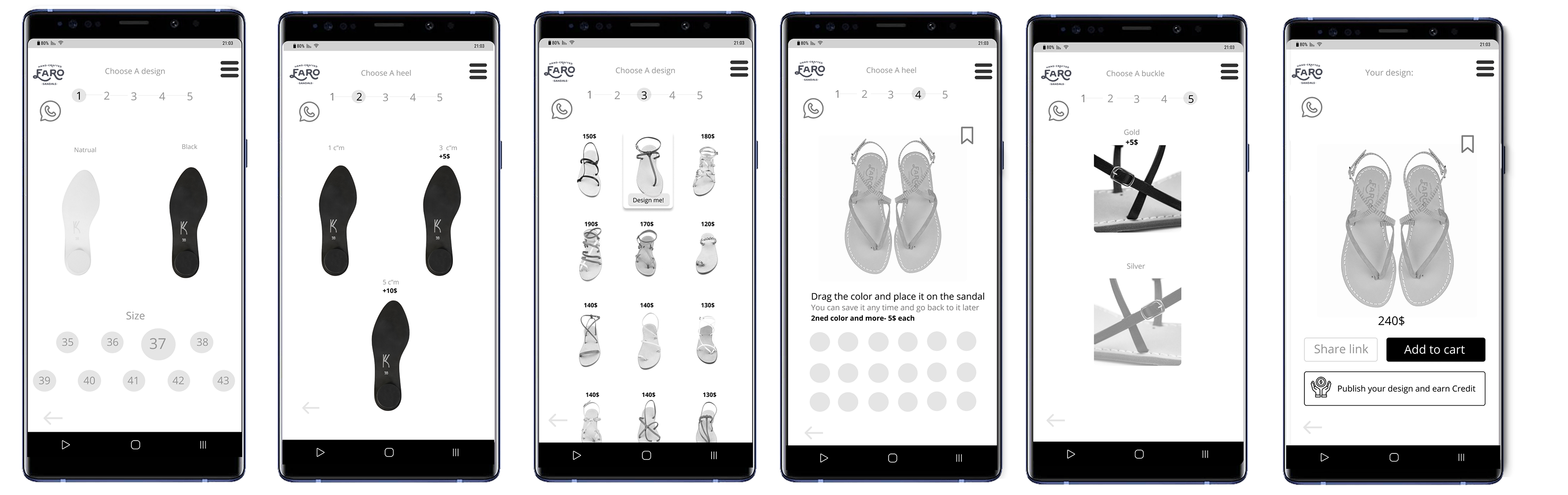 Entry 271995 in Faro sandals-Mobile app by Keshet
