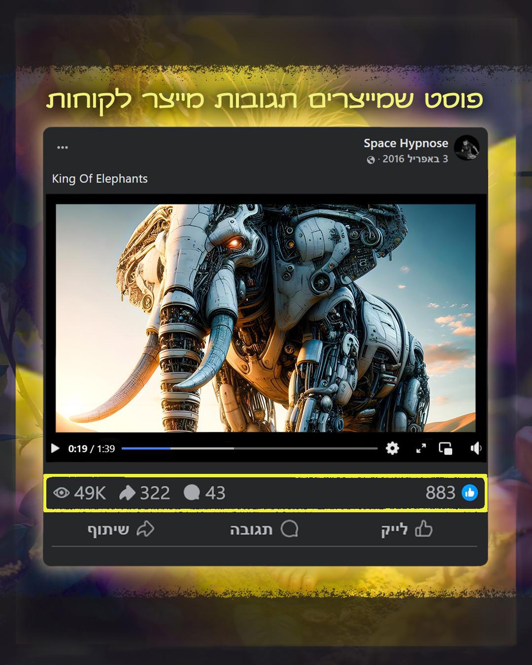 Entry 340108 in תיק עבודות 4 - מעורבות גדולה תהפוך אותך למותג by מיכה מורדכי - מומחה לשיווק גרוע
