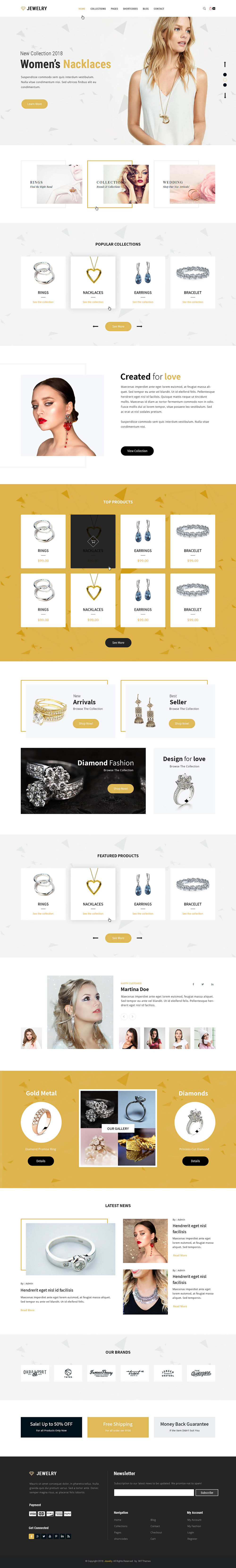Entry 182257 in Jewellery shop WordPress theme by SKT Themes