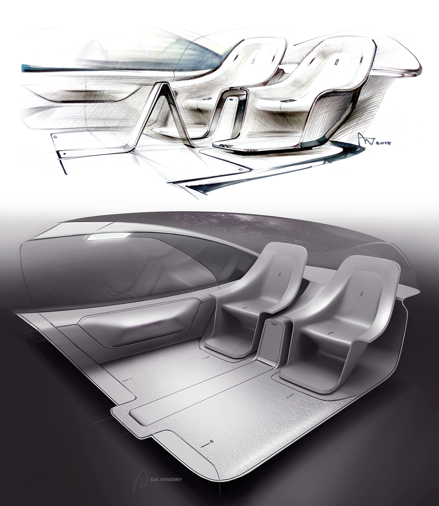 Entry 212826 in Pininfarina Future of emotions workshop 2016 by Igaleye design