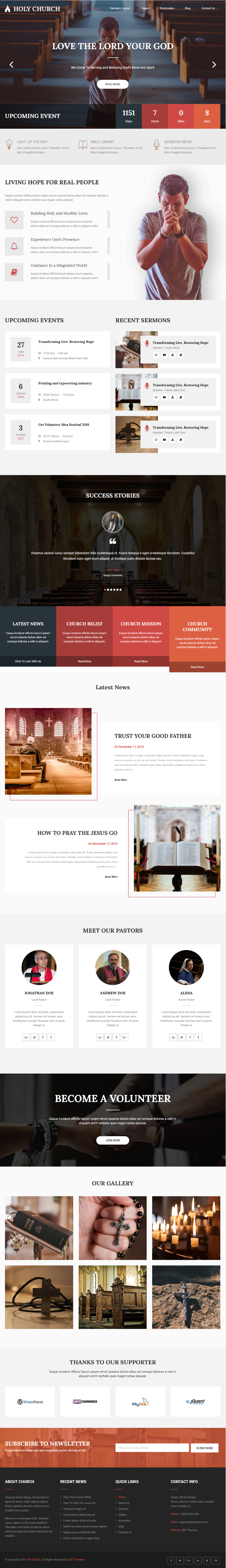 Entry 182298 in Spiritual WordPress theme by SKT Themes