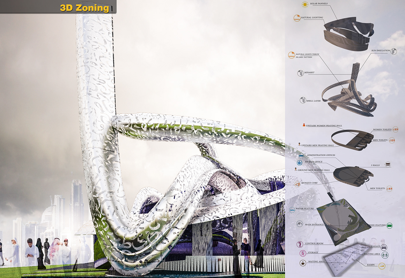 Entry 184914 in Iconic Mosque In Dubai (Proposal 3) by Freelancer