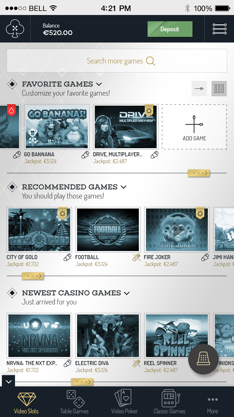 Entry 161604 in Tailor Casino Mobile UI - EveryMatrix LTD Project by Eduarth, Alexandru Schmidt