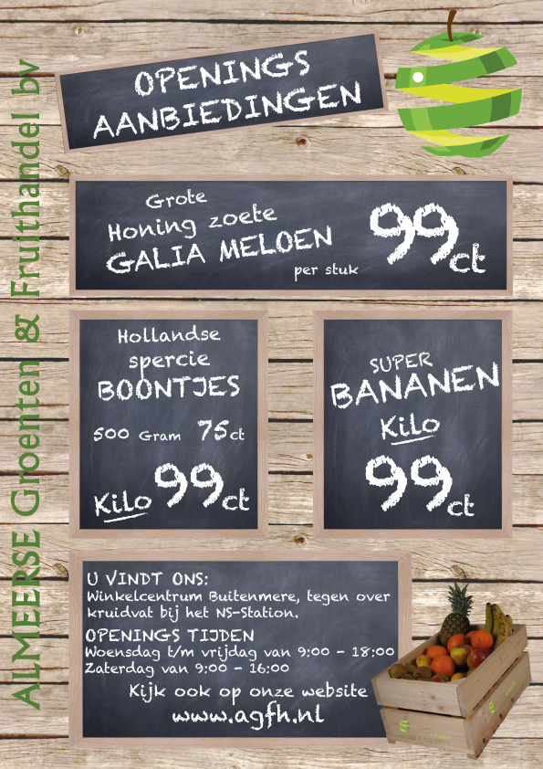 Entry 90275 in Home style for Almeerse Groente en Fruit Handel (AGFH) by Dutch Lion Amsterdam
