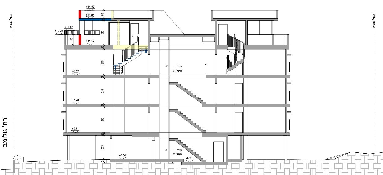 Entry 92315 in הגשות להיתר. Revit by Ricci Concept