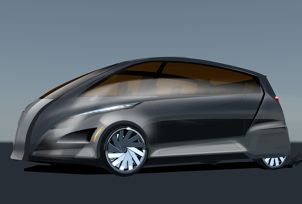 Entry 157057 in Voyager, E- Minivan Brandig-Design project by Design Shabtai