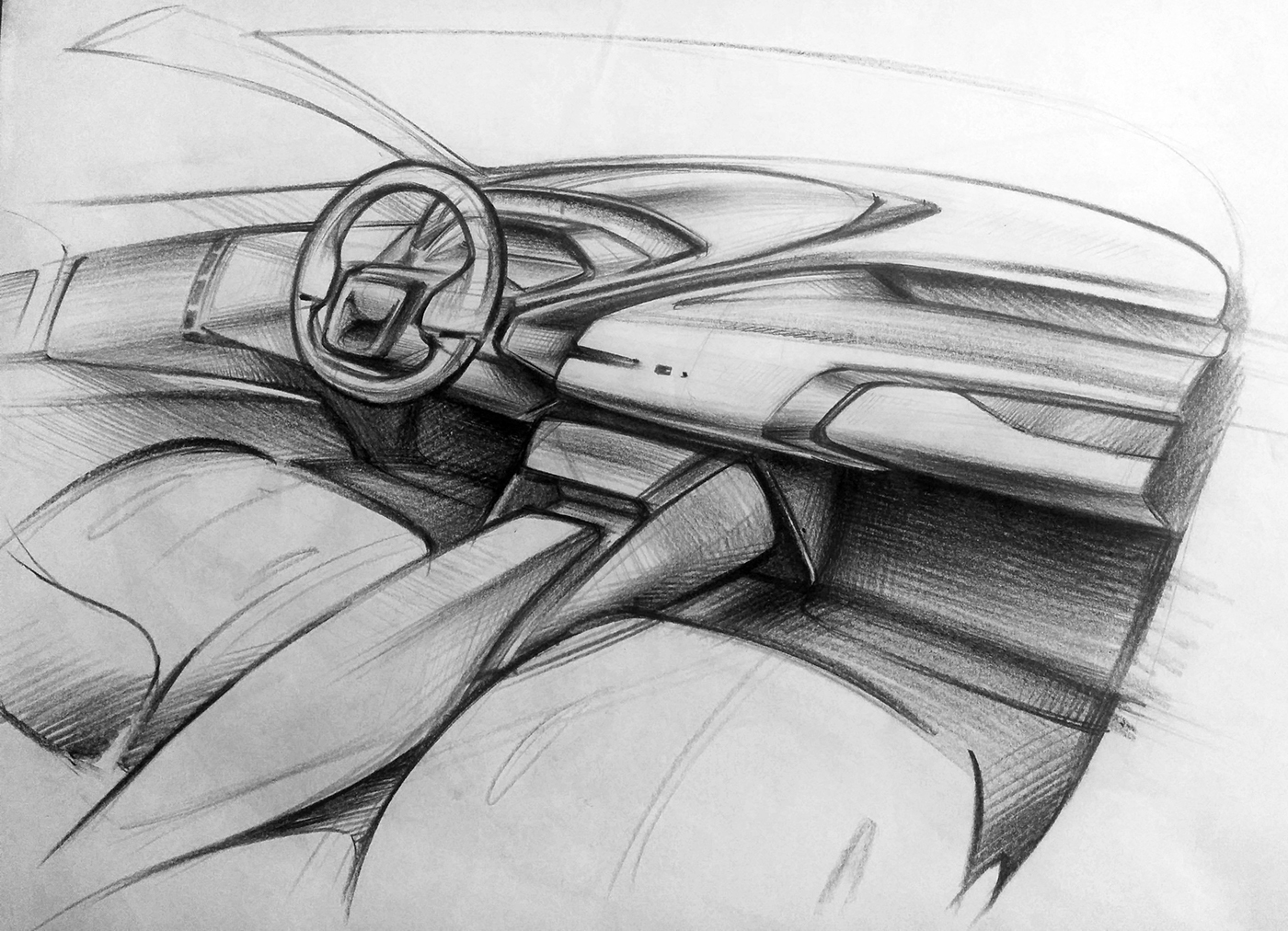 Entry 212761 in Car Interior Sketches by Igaleye design