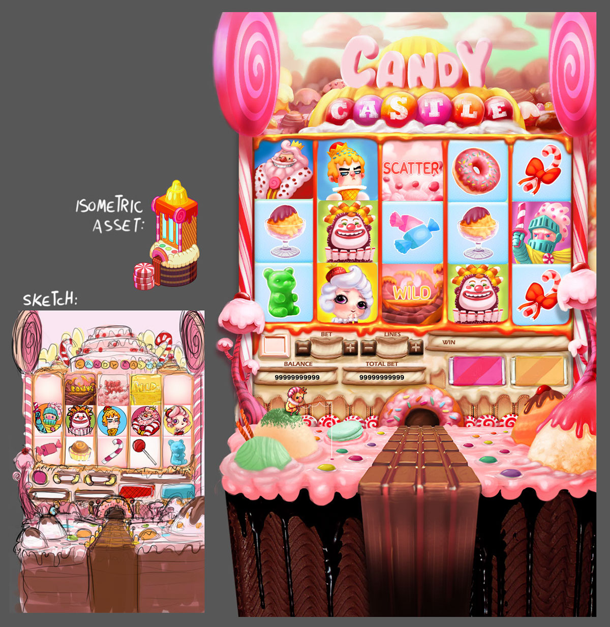 Entry 125543 in candy castle slot by גלית וייסברג