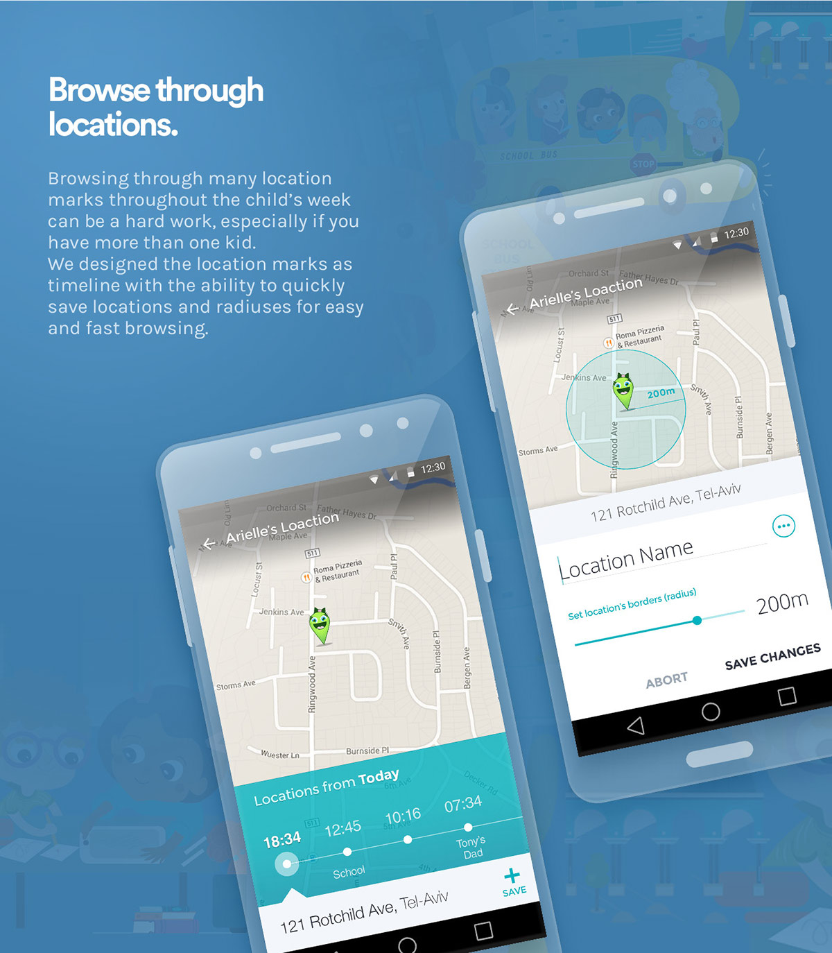 Entry 107606 in Parents Control App - UI/X & Branding Design by REP creative stuff