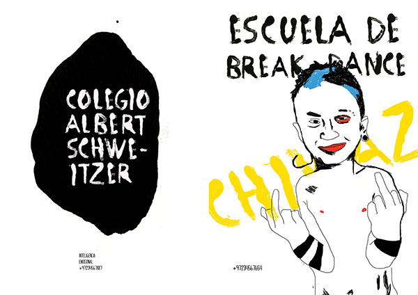 Entry 124321 in yellow, blue and red pages. by julianesc